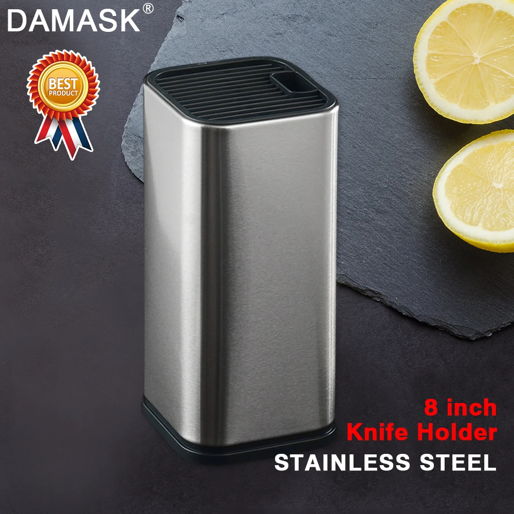 Damask Многофункциональный PP + нержавеющая сталь блок стенд керамическая Дамасская