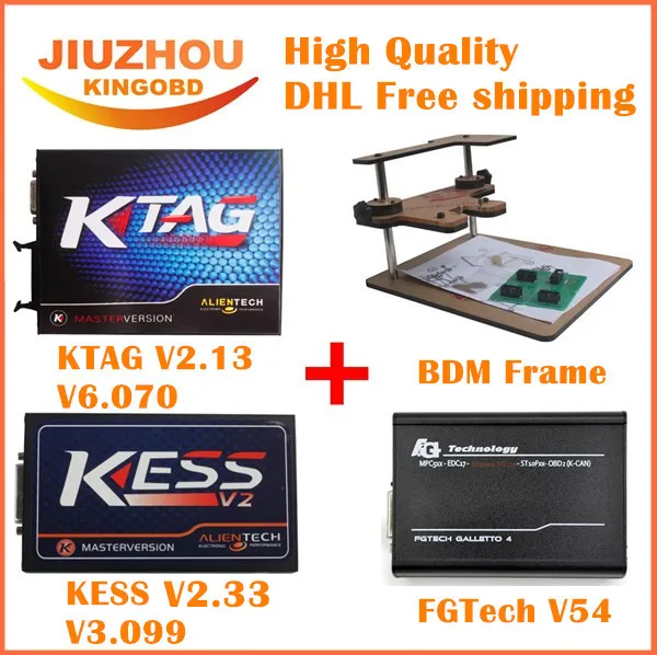 Новинка 2017 программатор Kess V2 V2.33 OBD2 Manager + K TAG 2 13 FW6.070 Ktag tag ECU Программатор Fgtech Galletto 4