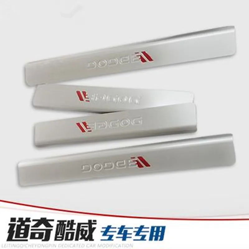 

For Dodge Journey/Jcuv 2013-2015 2016 Stainless steel Internal external Scuff Plate/Door Sill Door Sill pedal Automobile styling