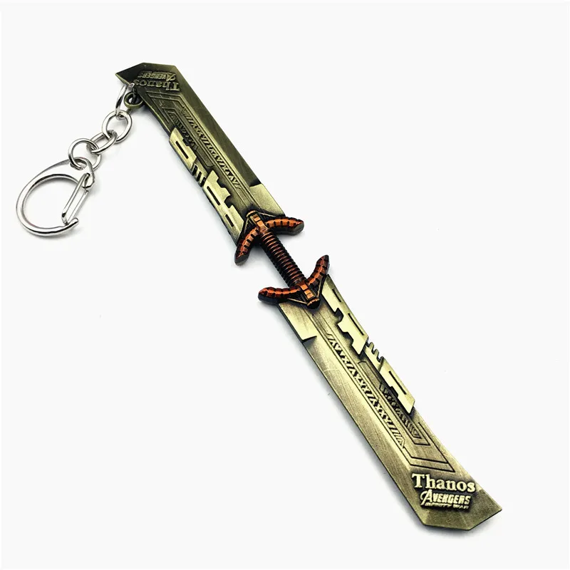 10 шт./лот ювелирные изделия из фильма винтажная модель оружия брелок сплава