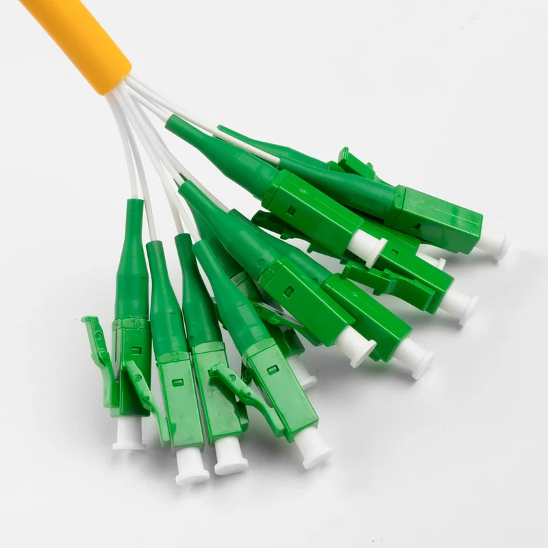 

100pcs from 12pcs/bag 2m fiber Pigtail LC APC pigtail cable G652d 9/125 Single Mode Fiber Optic Pigtail 0.9mm lszh Jacket