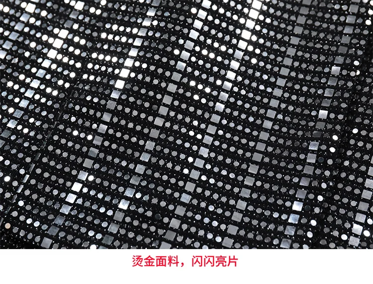 

Double Breasted Blazer OL Sequins Blazer Long Sleeve Korea Slim Suit Coat Jacket Chic Women Blazers Female 2019 WB19