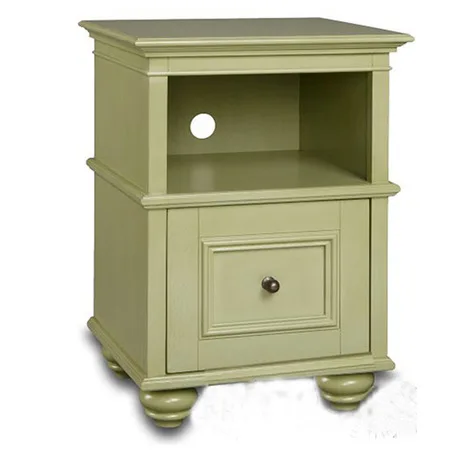 Тумбочки мебель для спальни домашняя тумбочки из массива дерева с одним ящиком