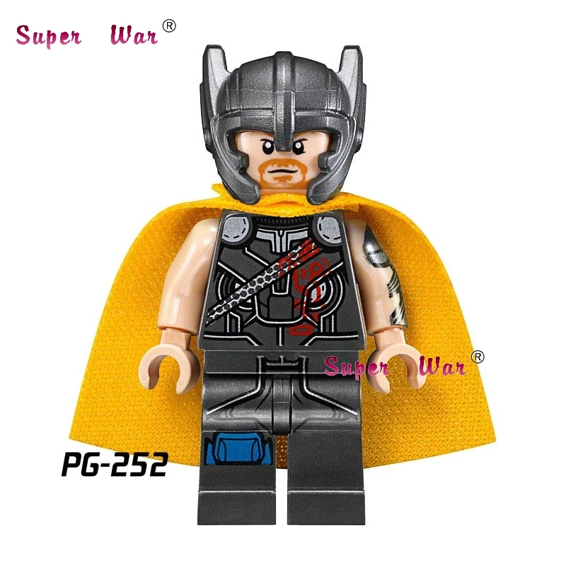 1 шт. Супер герои marvel dc comics Тор Ragnarok Hela строительные блоки модели игрушки для детей наборы brinquedos menina - Цвет: PG252