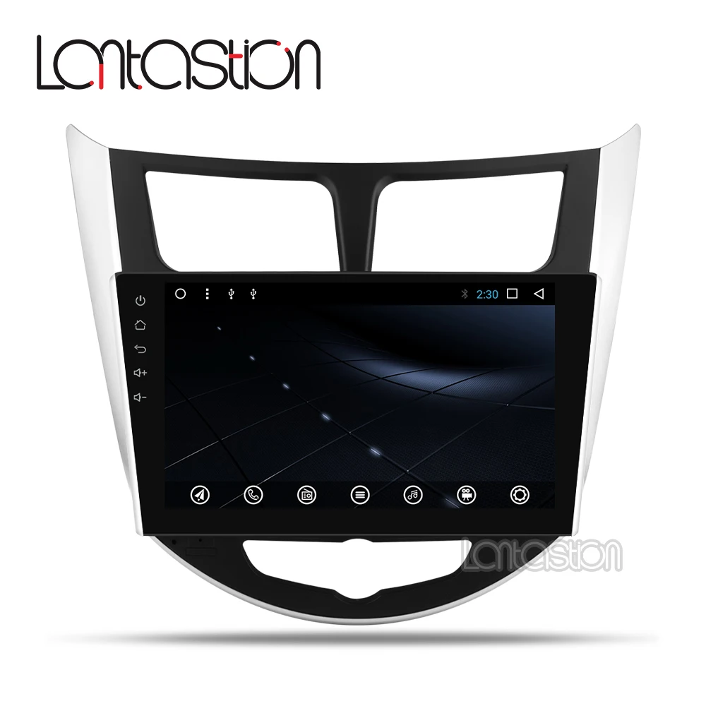 Android автомобильный dvd gps плеер для Hyundai Solaris Verna Accent автомобильная стереосистема