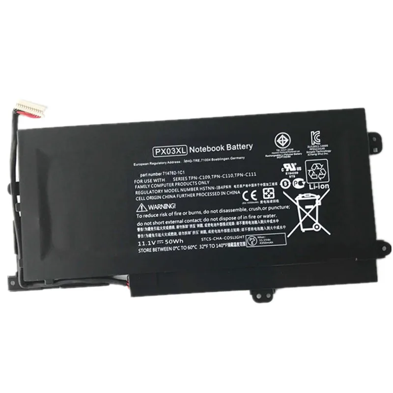 7XINbox 11 1 V 50wh Оригинальная батарея для ноутбука PX03XL HP ENVY 14 Sleekbook HSTNN LB4P 714762 2C1|battery for