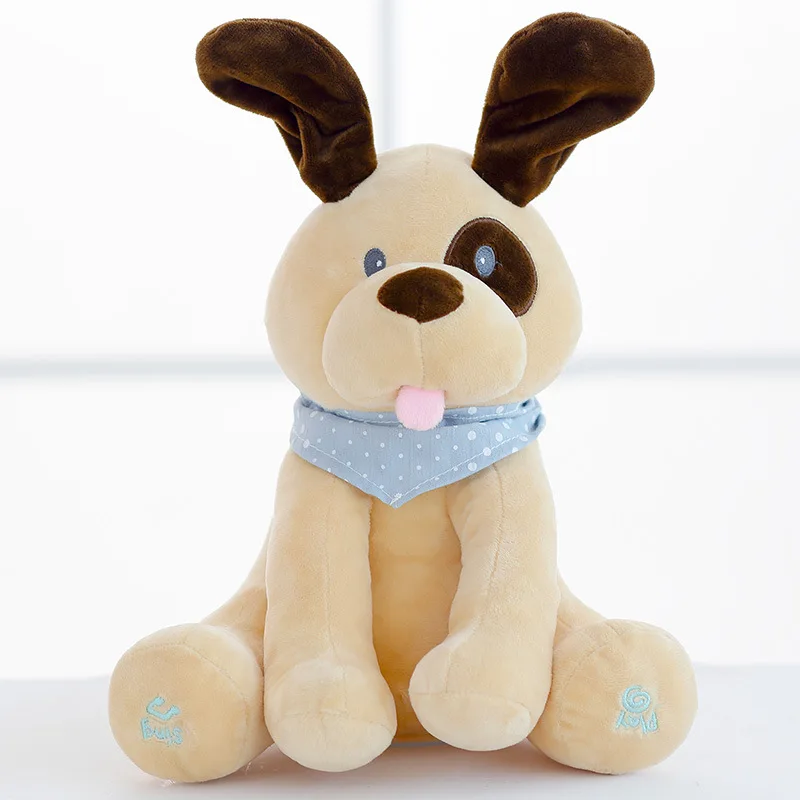 2019 New Cute Dog Plush Toy Animals Doll Music Educational Anti-stress Electric Baby Talking Toys Puppy Children Birthday Gifts | Игрушки и
