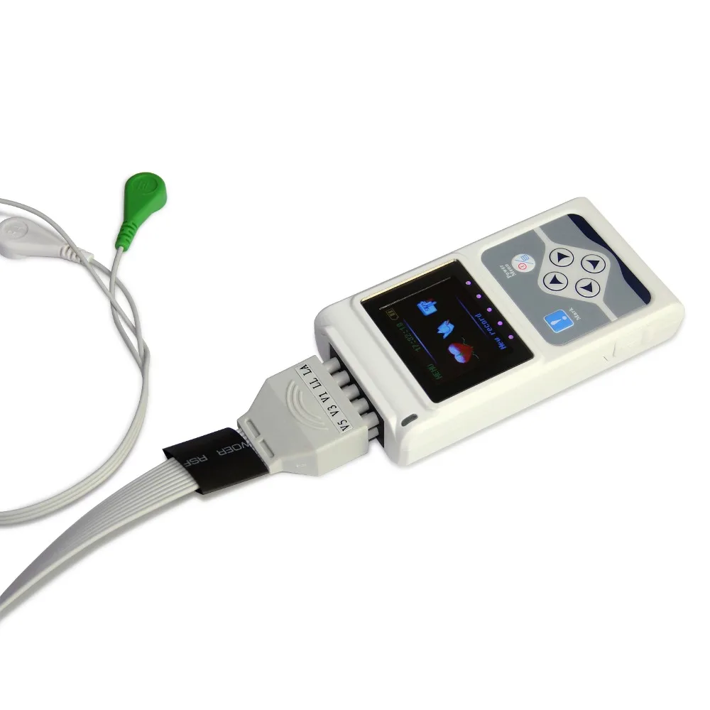Contec производитель 12 каналов Contec TLC5000 ручной ЭКГ/ЭКГ Holter система мониторинга CE FDA Сертифицированная