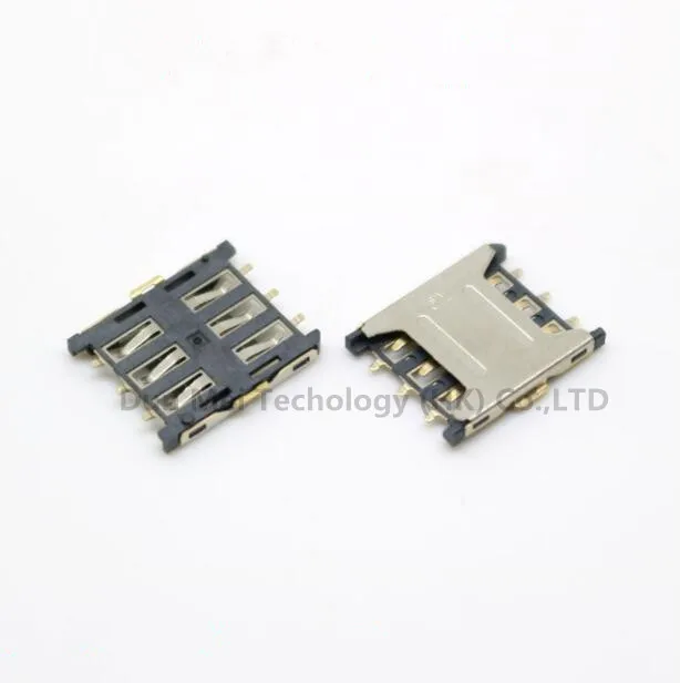 10 шт. держатель для Nano SIM карты Тип штепсельной вилки 6PIN мини разъем sim nano