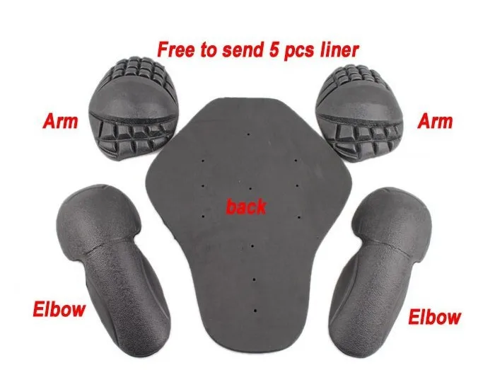 Костюм из пяти предметов ЭВА для мотогонок универсальный Съемный Мягкий