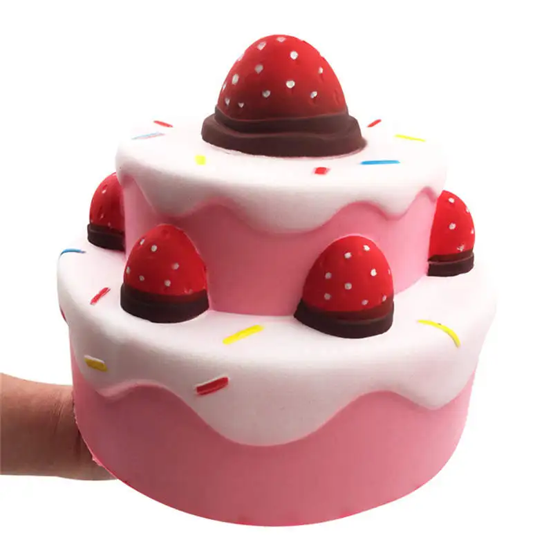 L 20cm Большой Мягкий пончик jumbo Squishy медленно поднимающийся большой Squishes мягкий PU Squish Моделирование еда облегчение антистресс Squeeze детские игрушки - Цвет: L 20cm