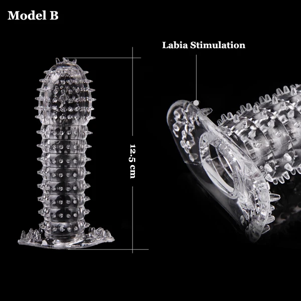 Эластичный Силиконовый удлинитель для пениса эротический Кристальный кольцо