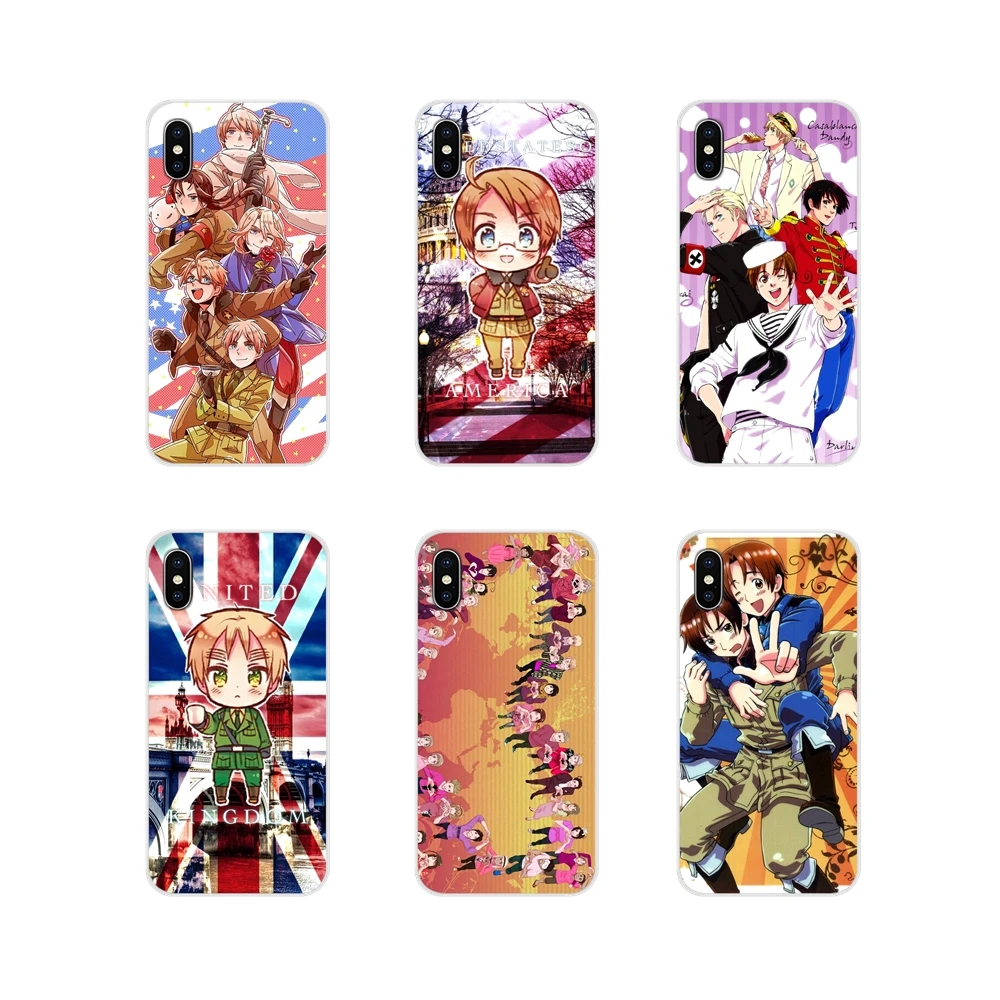 Аниме Axis Powers Hetalia для Xiaomi Mi6 A1 5X 6X Redmi Note 5 5A 4X 4A 4 3 Plus Pro pocophone F1 аксессуары чехлы