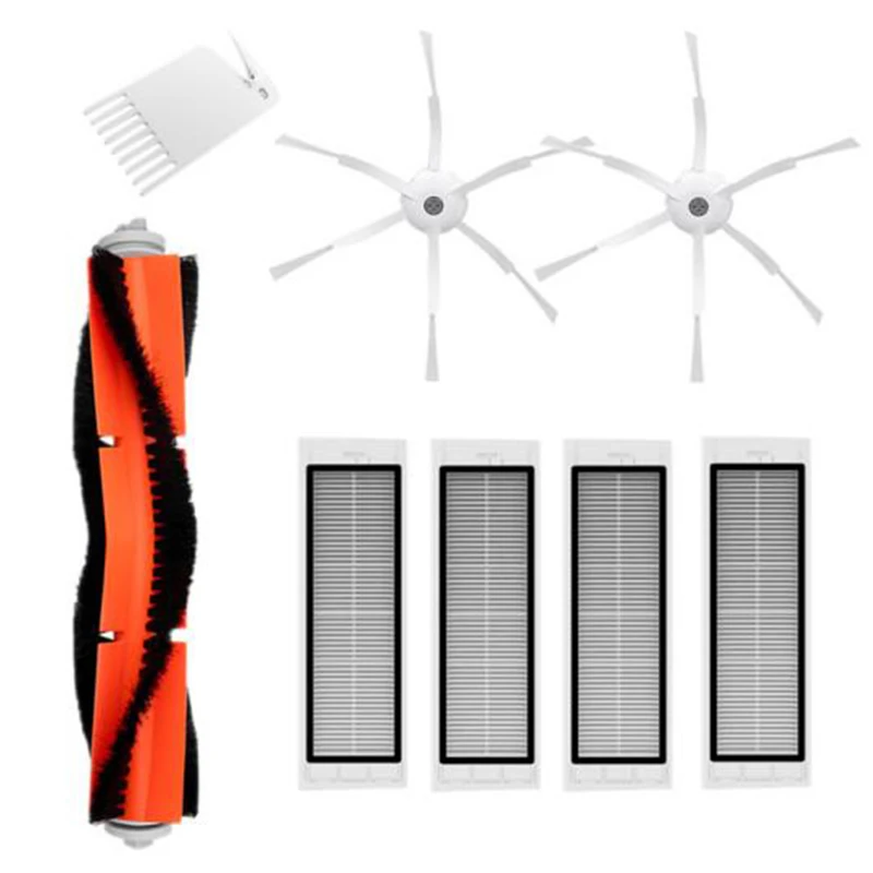 Для робота пылесоса Xiaomi сторона/прокатные щетки Hepa замена фильтров для Roborock