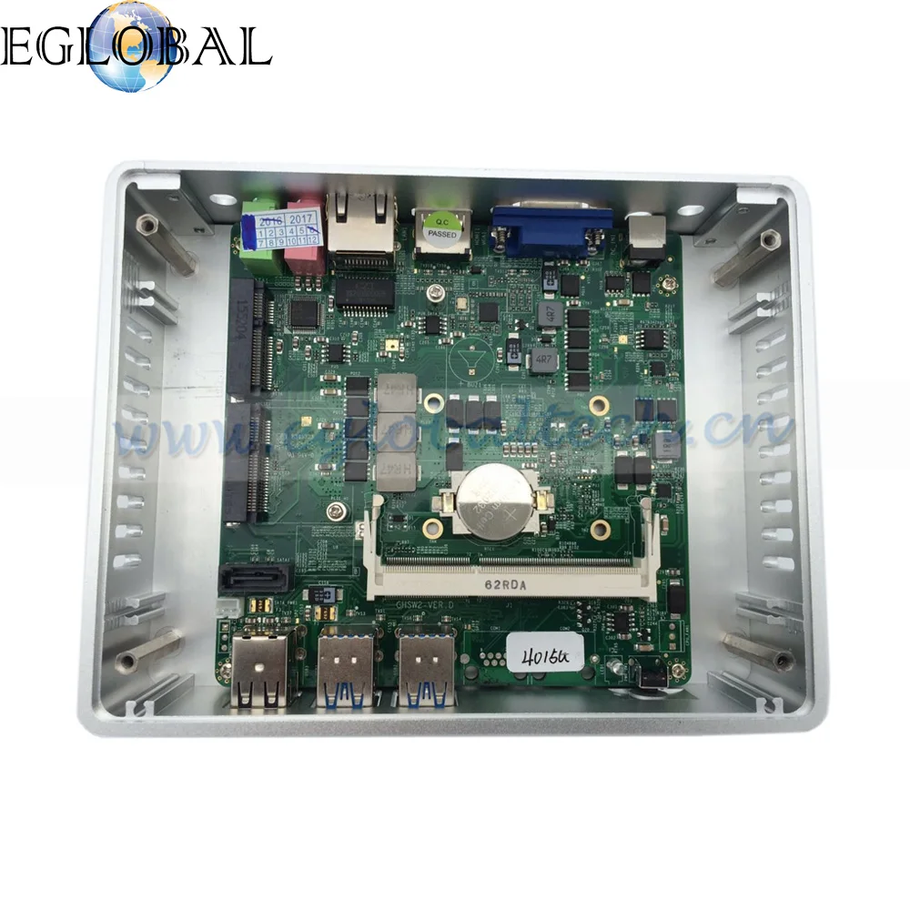 Безвентиляторный мини ПК Intel 4 Гб ОЗУ 64 SSD с двухъядерным процессором NUC i3 4005U HDMI VGA