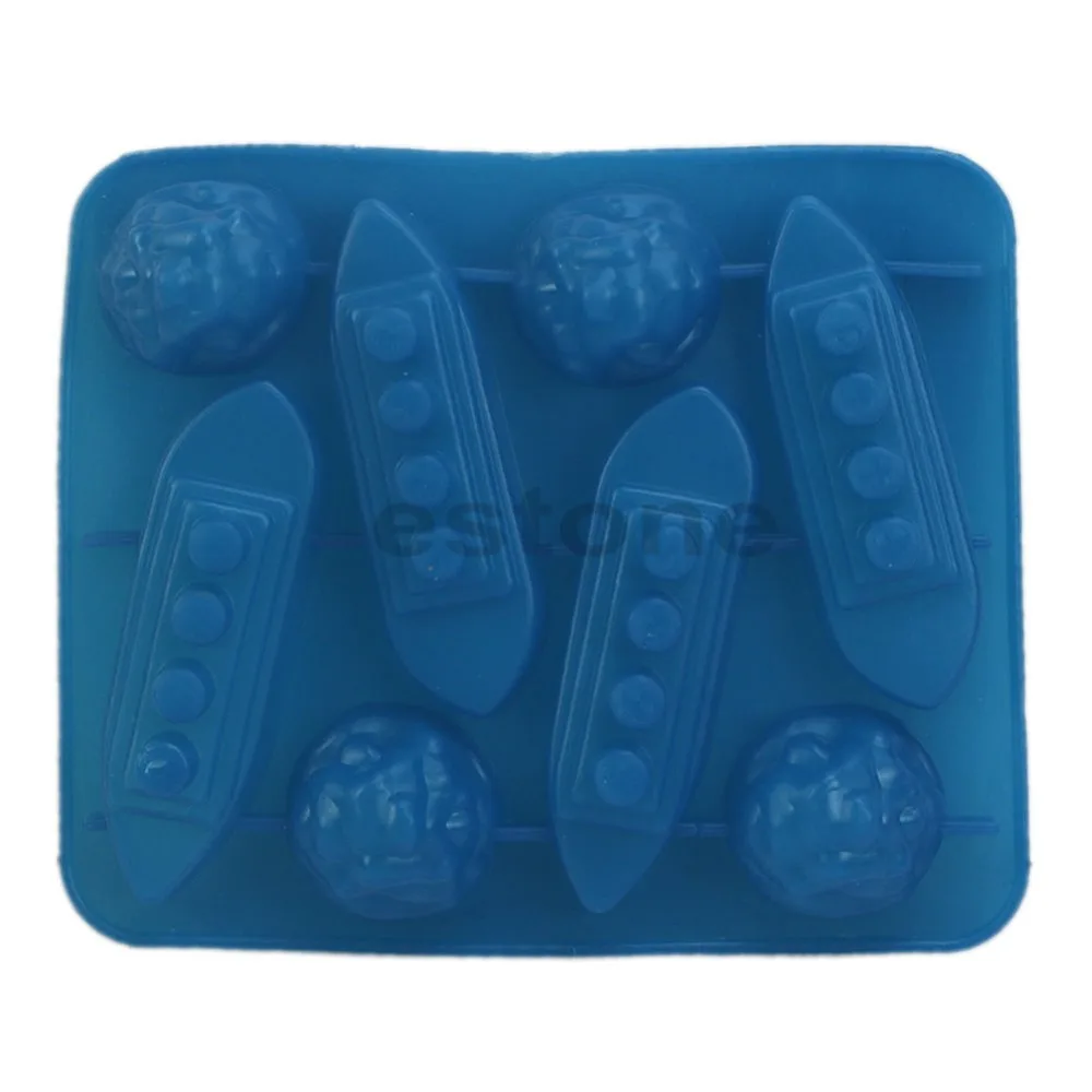 Silicone Ice Cube Trays Carving Mold Mould Maker Titanic Shaped For Party Drinks | Дом и сад