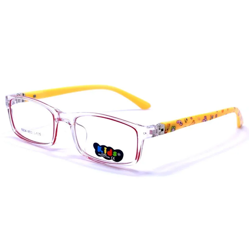 Модные детские оправы для оптических очков с прозрачными линзами гибкая