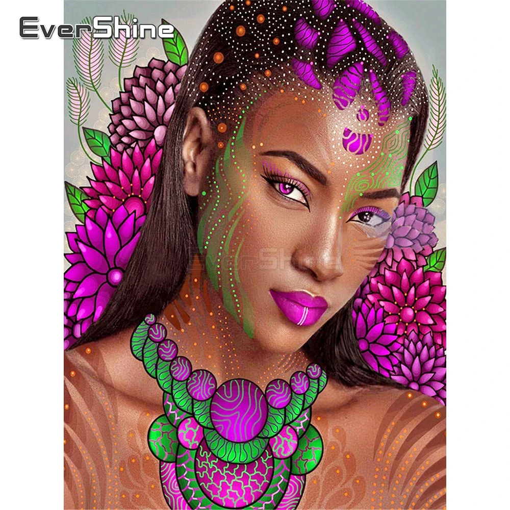 EverShine алмазная живопись Новый 2019 Женская Алмазная вышивка Девушка Стразы