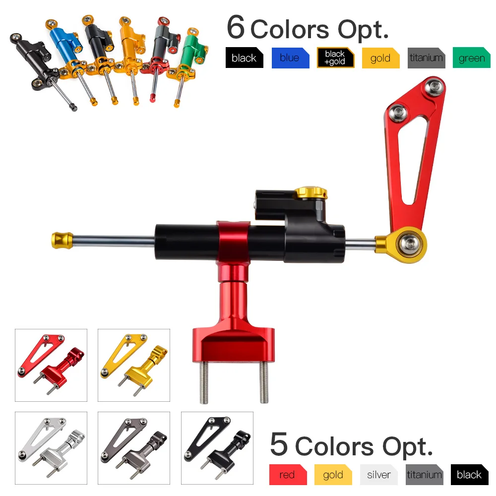 NICECNC рулевое Крепление амортизатора стабилизатор демпфер кронштейн Поддержка