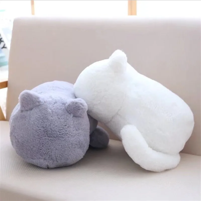 

Candice guo plush toy stuffed doll cartoon animal cat shape pillow kitten cushion office rest nap baby birthday gift 1pc