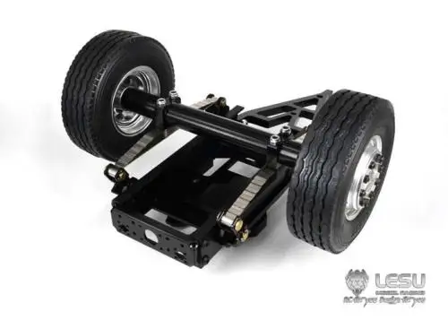 Металлический одноосный прицеп B LESU для 1/14 RC DIY Tmy Трактор модель грузовика автомобиля TH02031