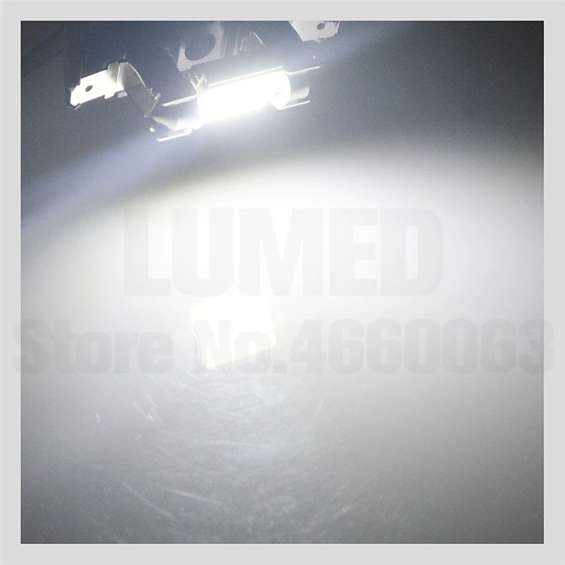 

100x C5W LED Car light Bulb LED CANBUS Auto Interior Side light Festoon Dome Reading Lamp Aluminum DC12V