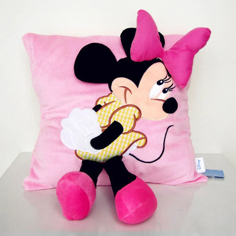 Disney 1 шт. 38X34 см 3D Дисней мультфильм Минни Микки 45 см x 45 см наволочка наполнение подарок на день рождения моющийся пружинный