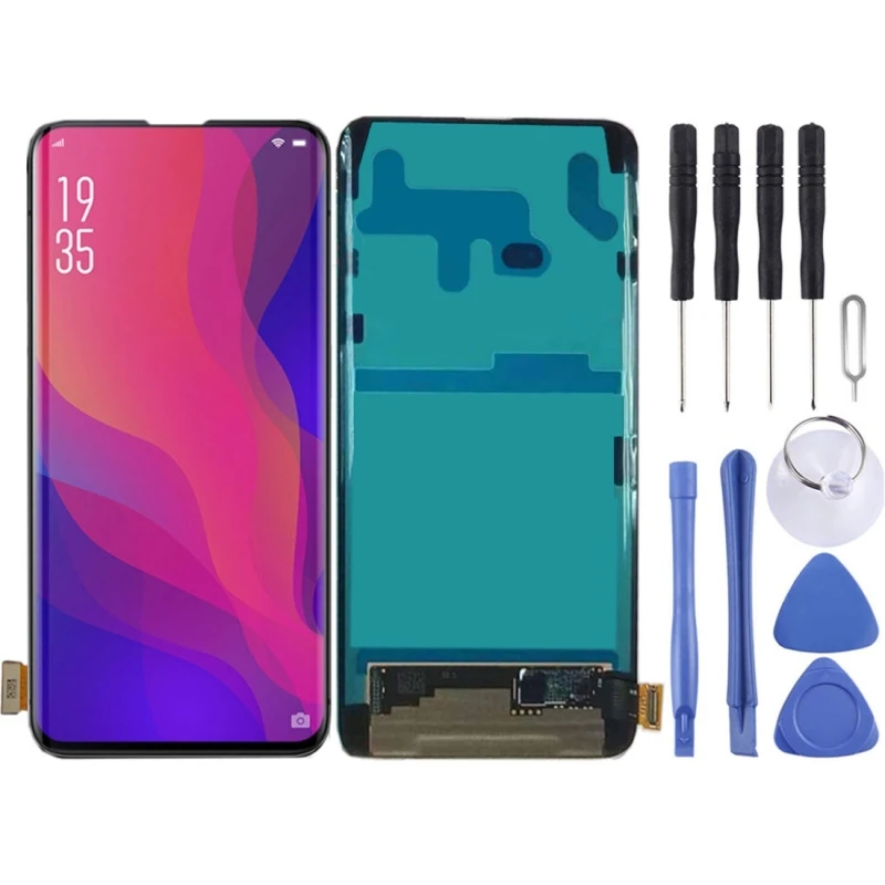 Высококачественный ЖК экран и дигитайзер Сменное Стекло в сборе для OPPO Find X с