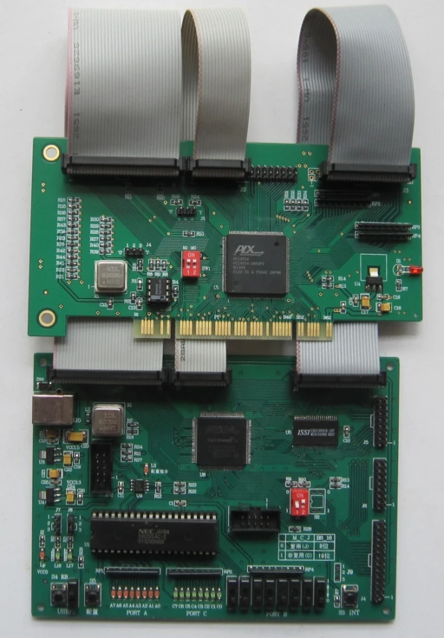 For PCI9054 development kit development board 8 bit \16 bit \32 bit bus
