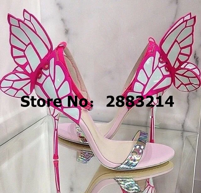 Женские туфли лодочки из натуральной кожи с открытым носком|Боссоножки и