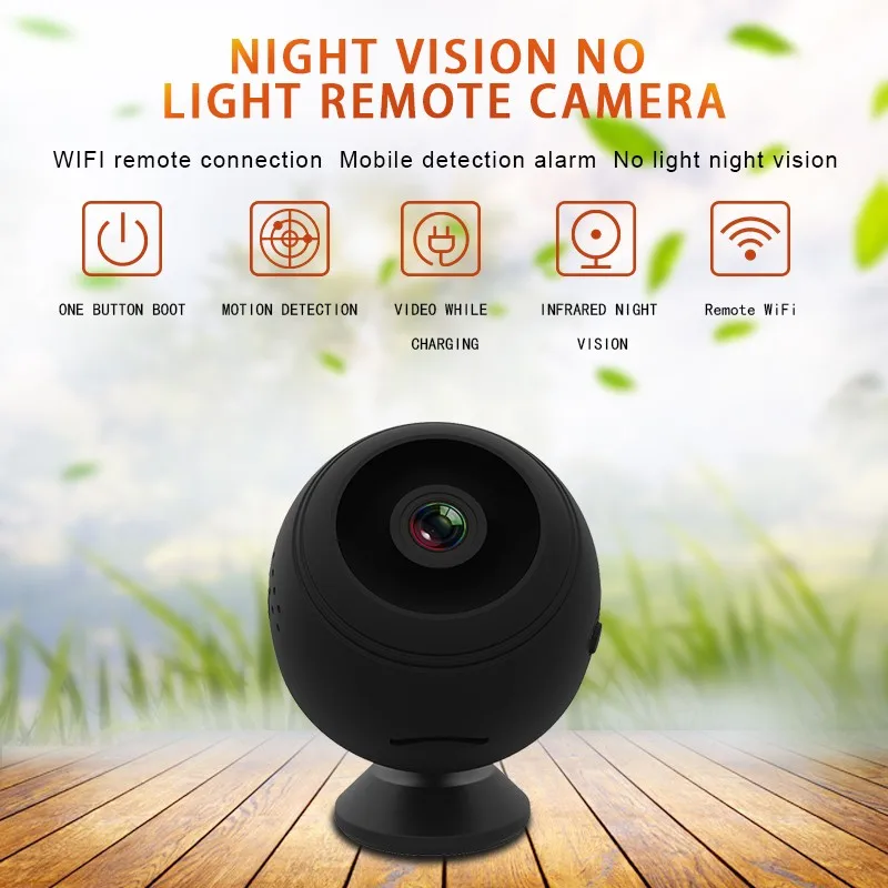 1080P HD IP мини беспроводная WiFi камера удаленный монитор безопасности Обнаружение