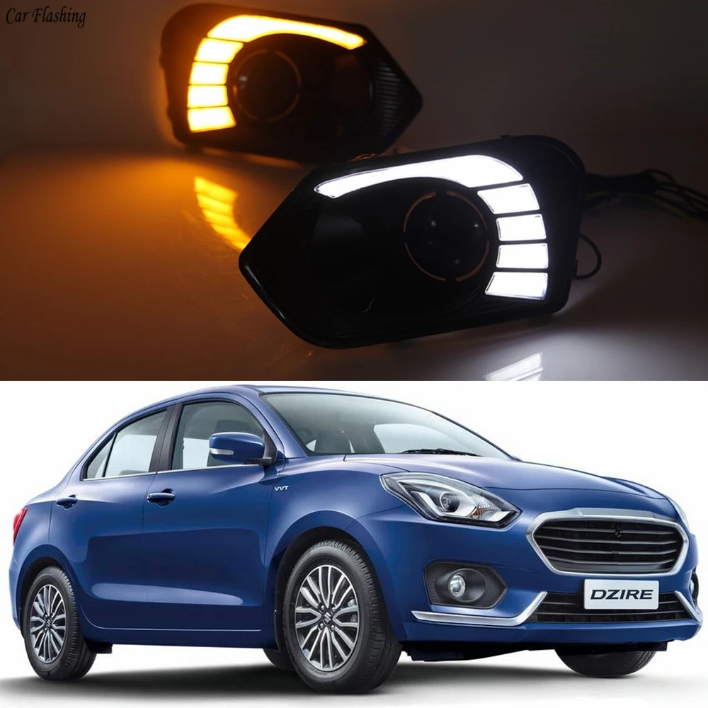 Автомобильный мигающий 2 шт. светодиодный DRL дневные ходовые огни дневной свет