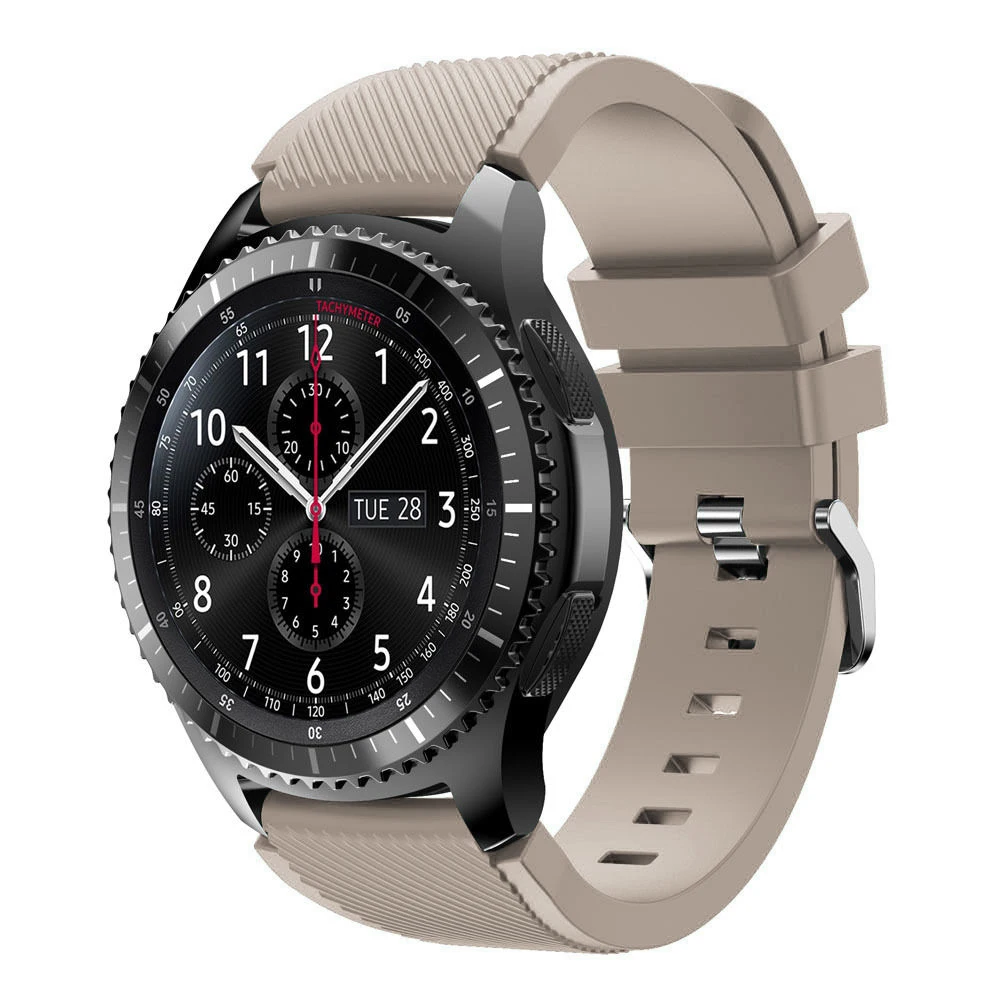 Gear S3 Frontier ремешок для samsung Galaxy watch 46 мм ремешок 22 мм силиконовый ремешок для часов браслет huawei часы GT ремешок S 3 Классический 46