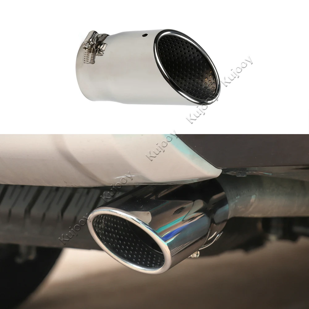 

Stainless Steel Car Tail Pipe Exhaust Pipe Trim for Toyota 4Runner 2019+