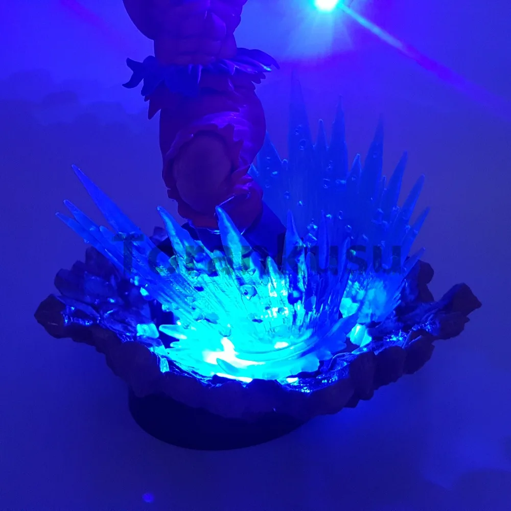 Dragon Ball Son Goku Ultra Instinct Led сцена DIY игрушки Dragon Ball Супер Аниме Фигурка модель игрушечная Статуэтка
