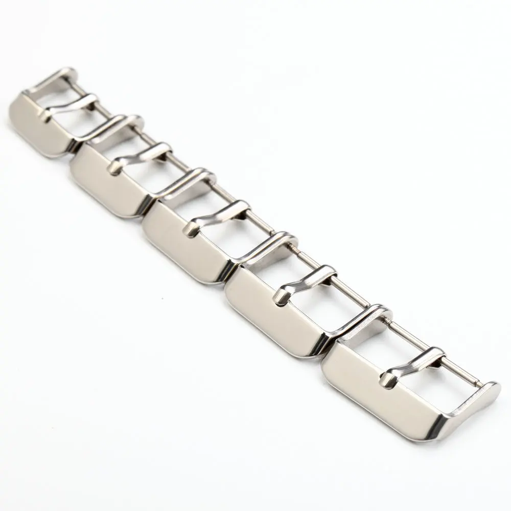 PLus Strap Watch Clasp 12 14 16 18 20 mm Brushed Deployment Watchband Buckle Watches Accessories 316L Stainless Steel | Наручные часы