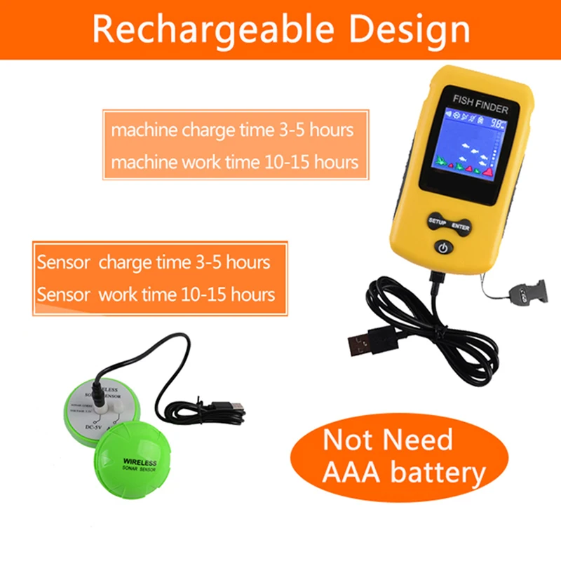 Бесплатная доставка! Фирменная Новинка KDR красочные Беспроводной Рыболокаторы