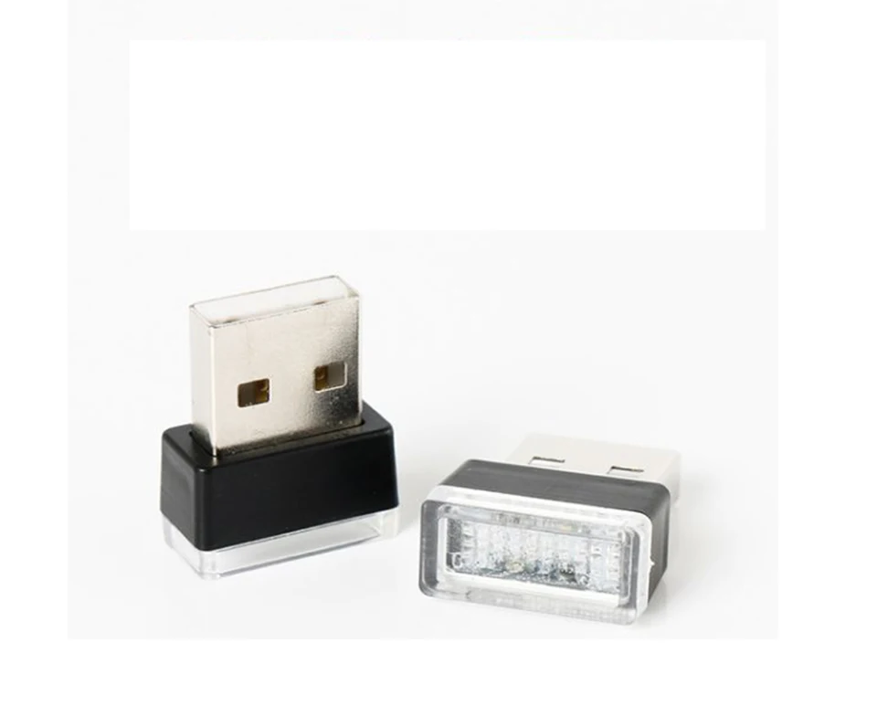 USB СВЕТОДИОДНЫЙ светильник украшение автомобиля интерьер Bling автомобильные аксессуары для девочек украшение для приборной доски Модифицированная автомобильная лампа