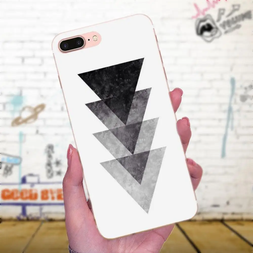 Мягкий ТПУ горячие продажи розовое золото геометрические узоры для Galaxy A3 A5 A7 On5 On7