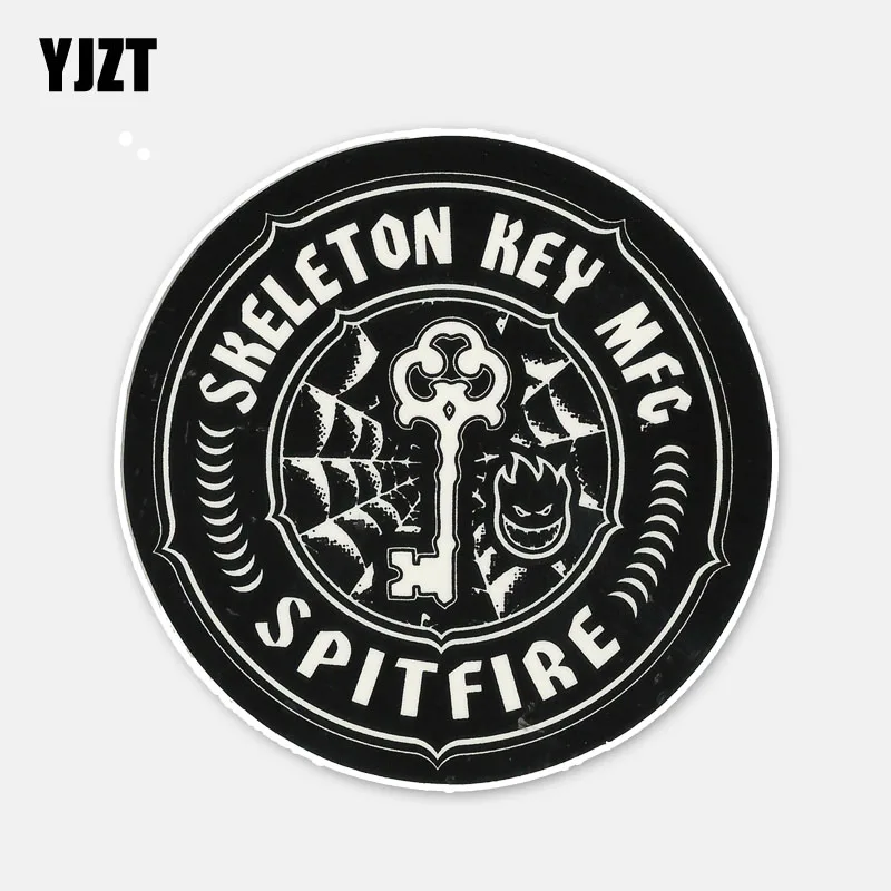 

YJZT 13,2 см * 13,2 см индивидуальный ключ скелет MFG Спитфайр наклейка на Кузов мотоцикла автомобиля 6-2947