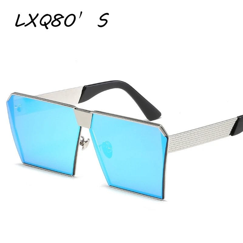 LXQ80'S модные Брендовая Дизайнерская обувь квадратный плоский объектив