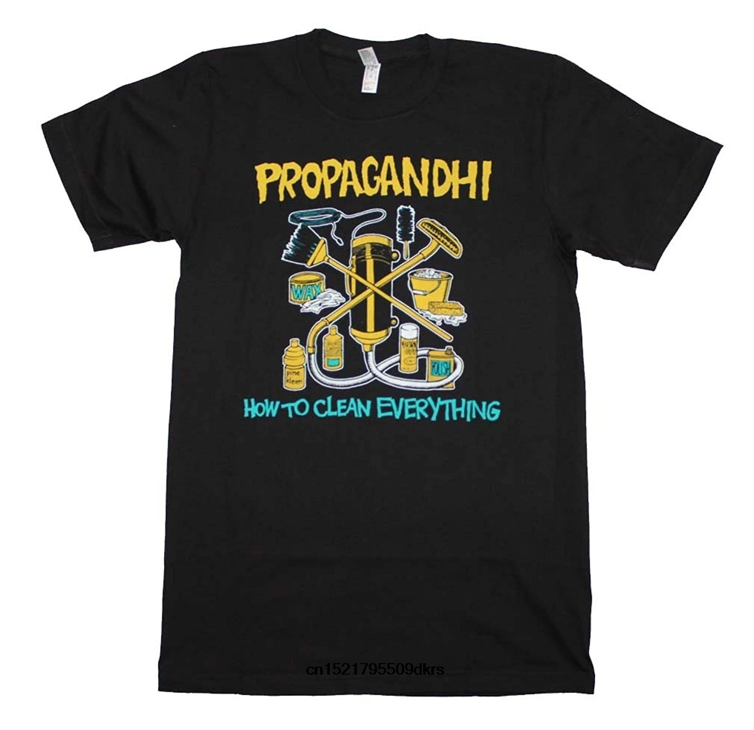 Мужская футболка Новые повседневные футболки Propagandhi как очистить все с надписью