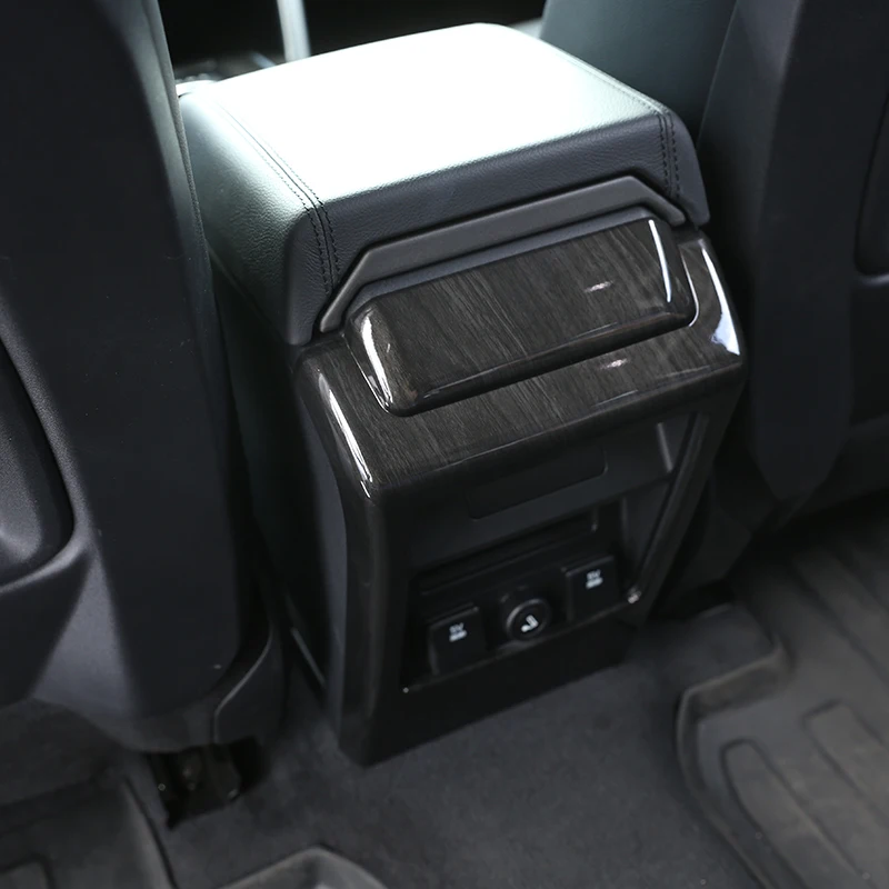 Для Land Rover Discovery, спортивные автомобильные аксессуары, АБС дерево, хром, на заднее сиденье, кондиционер, вентиляционная рамка, накладка, наклейка