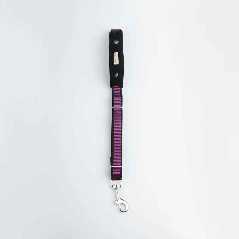 Purple leash Светоотражающий бестянущийся собачий поводок, спортивный, X3, мягкий, воздушный, сетчатый, собачий жгут, жилет, для уличной безопасности, для тренировок, для прогулок, поводок и поводок, набор - Цвет: Purple leash