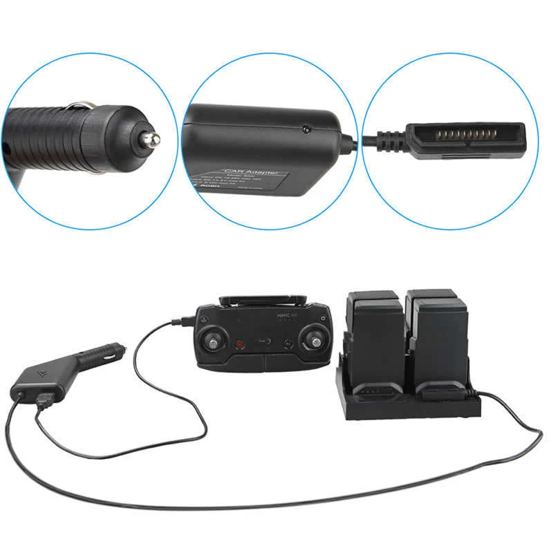 DJI Mavic AIR Car Charger for Battery Manager Charging Hub Air Batteries Drone Accessories | Электроника