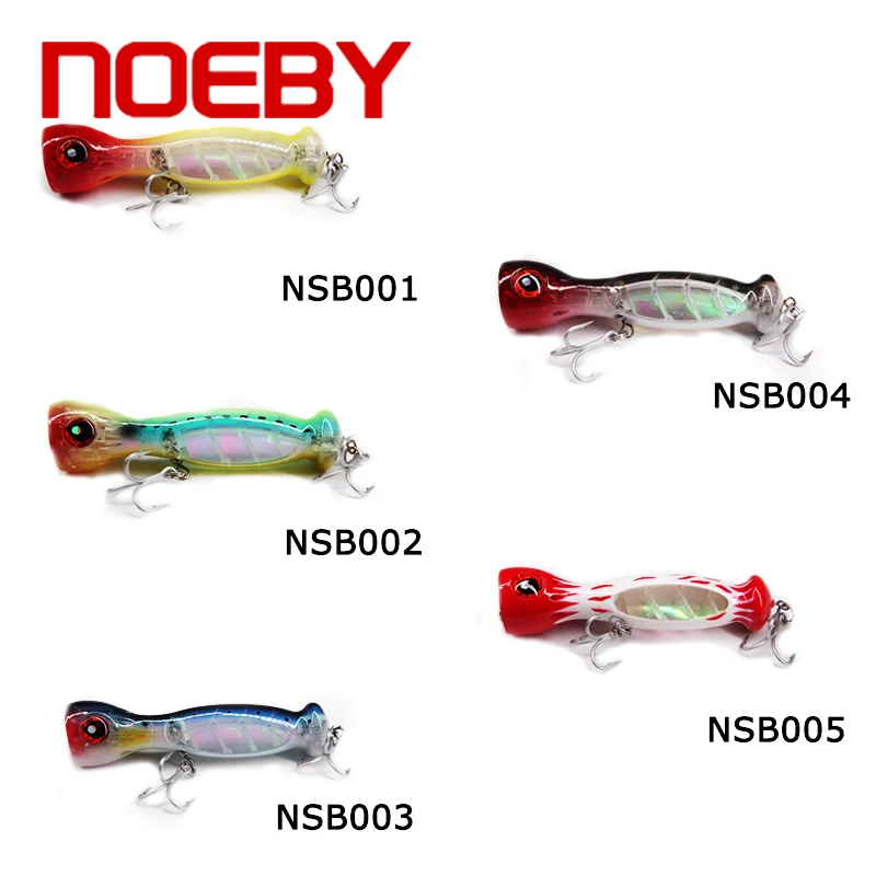 Noeby Поппер искусственная наживка для рыбалки жесткий приманки 130 мм/50 г