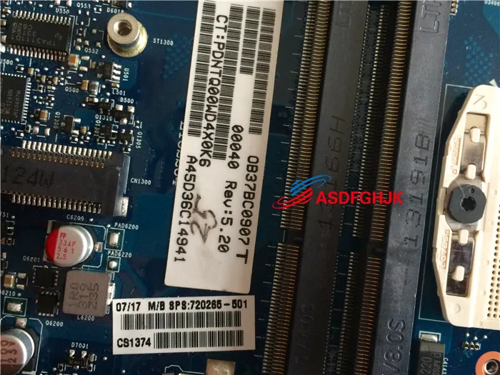 FOR HP Envy M7-J Laptop Motherboard s947 720265-501 100% TESED OK | Компьютеры и офис
