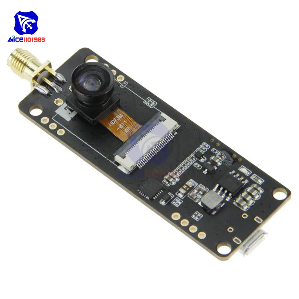 Fish Eye-Lens Camera ESP32-Cam беспроводной модуль OV2640 Нормальный/Рыбий глаз объектив камеры SMA WiFi 3Dbi антенна 0,9" OLED ЖК-Плата развития для Arduino - Цвет: Fish Eye-Lens Camera