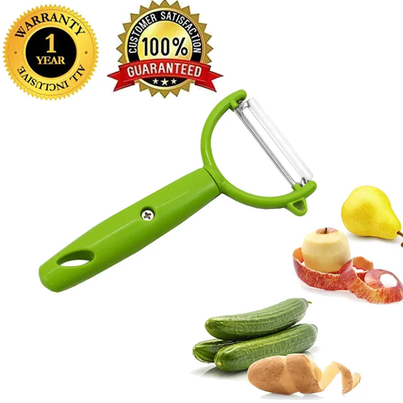 

1 шт., Овощечистка из нержавеющей стали с ручкой, KC0261