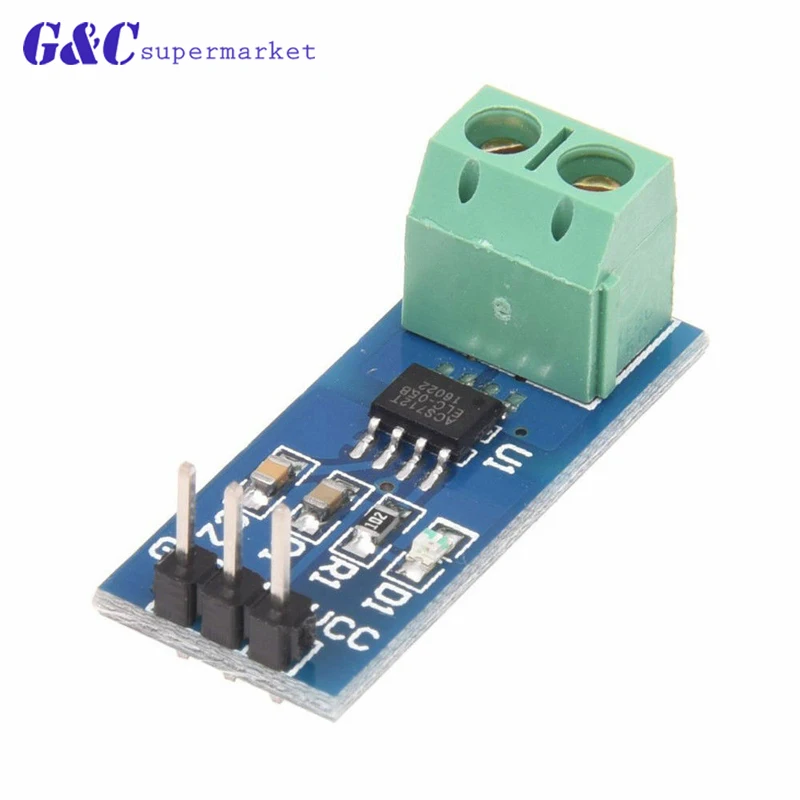 Модуль датчика тока зала ACS712 модуль для Arduino 5A 20A 30A 1 шт.|Интегральные схемы| |